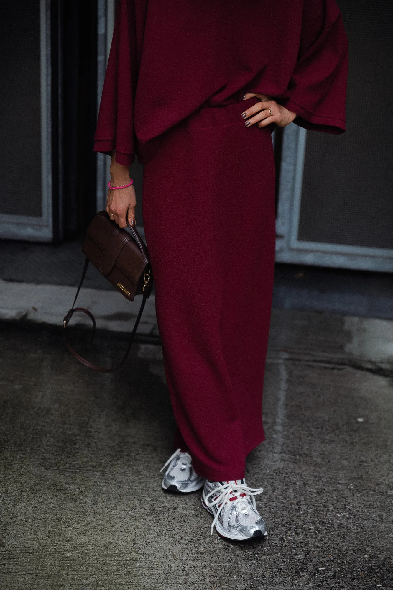 Céliz maxi skirt burgundy