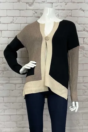 COLORBLOCK CARDIGAN