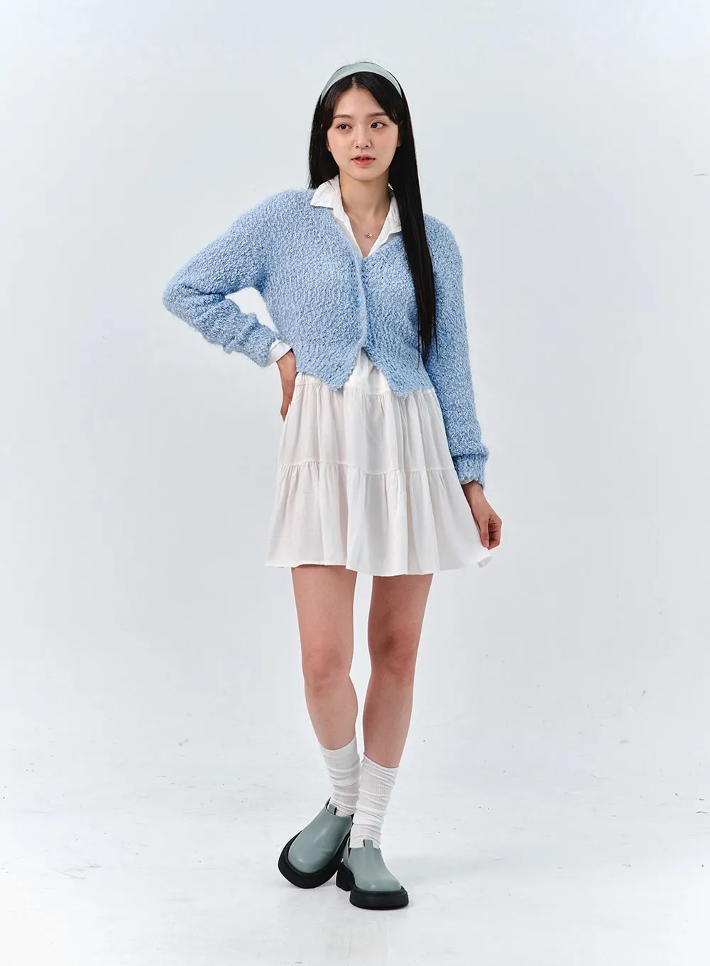 Cozy Bouclé Cardigan OO316