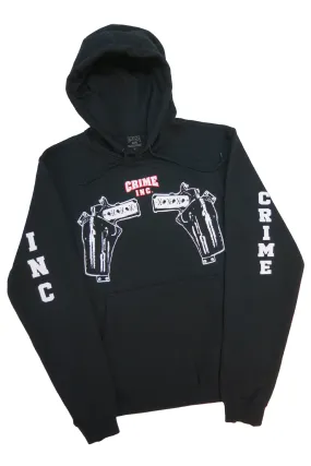 Crime Inc. with Guns Hooded Sweatshirt