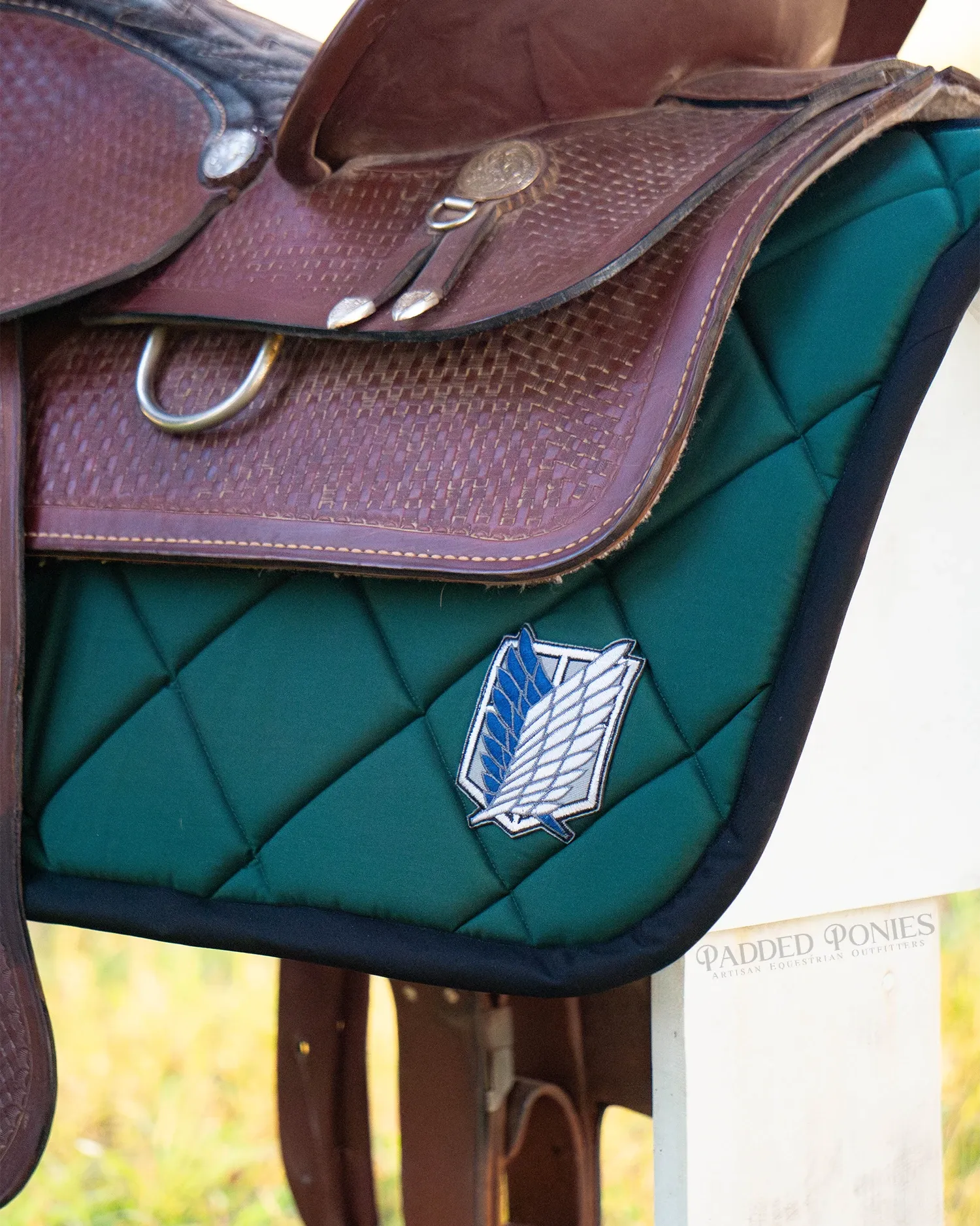 Custom Anime Patch Saddle Pad