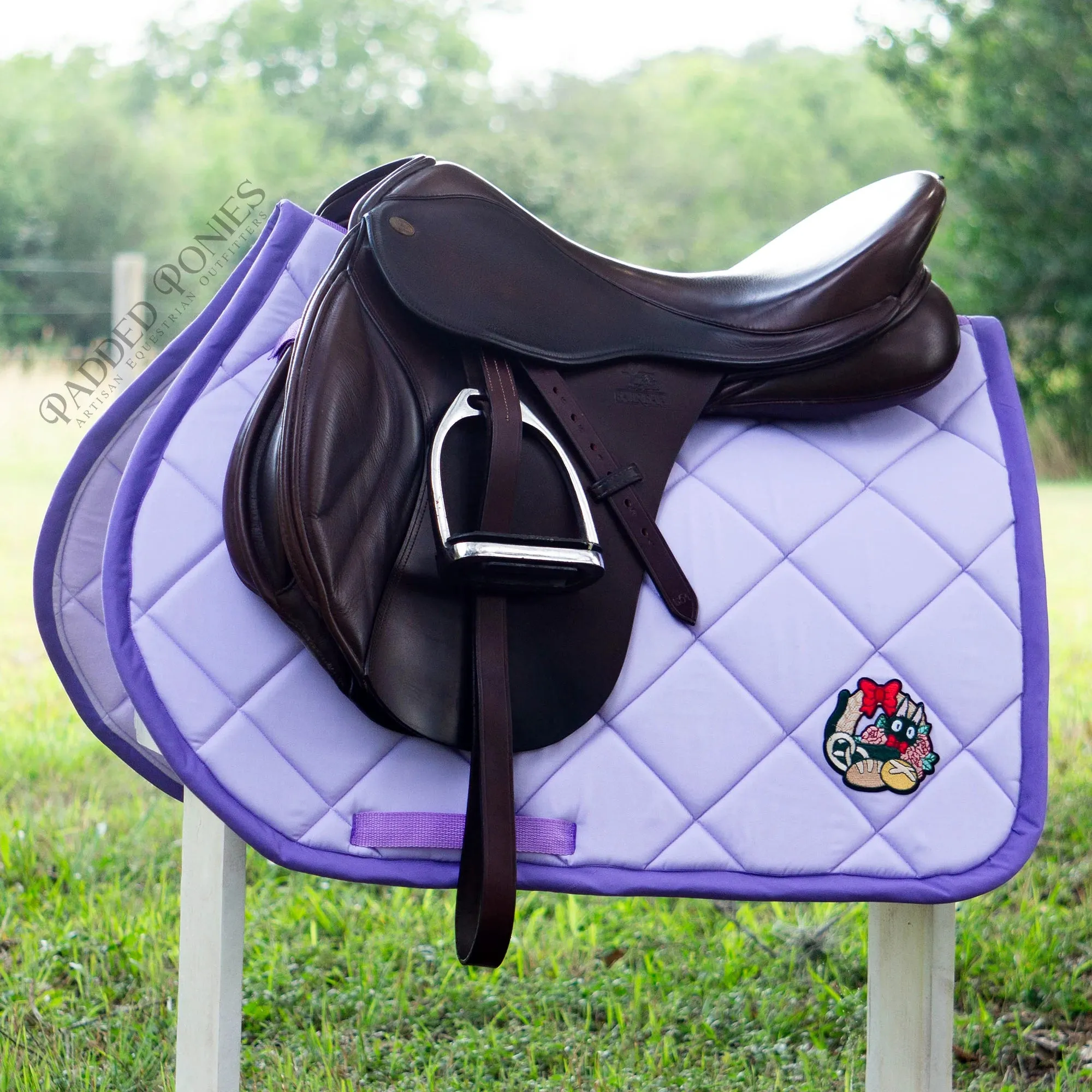 Custom Anime Patch Saddle Pad