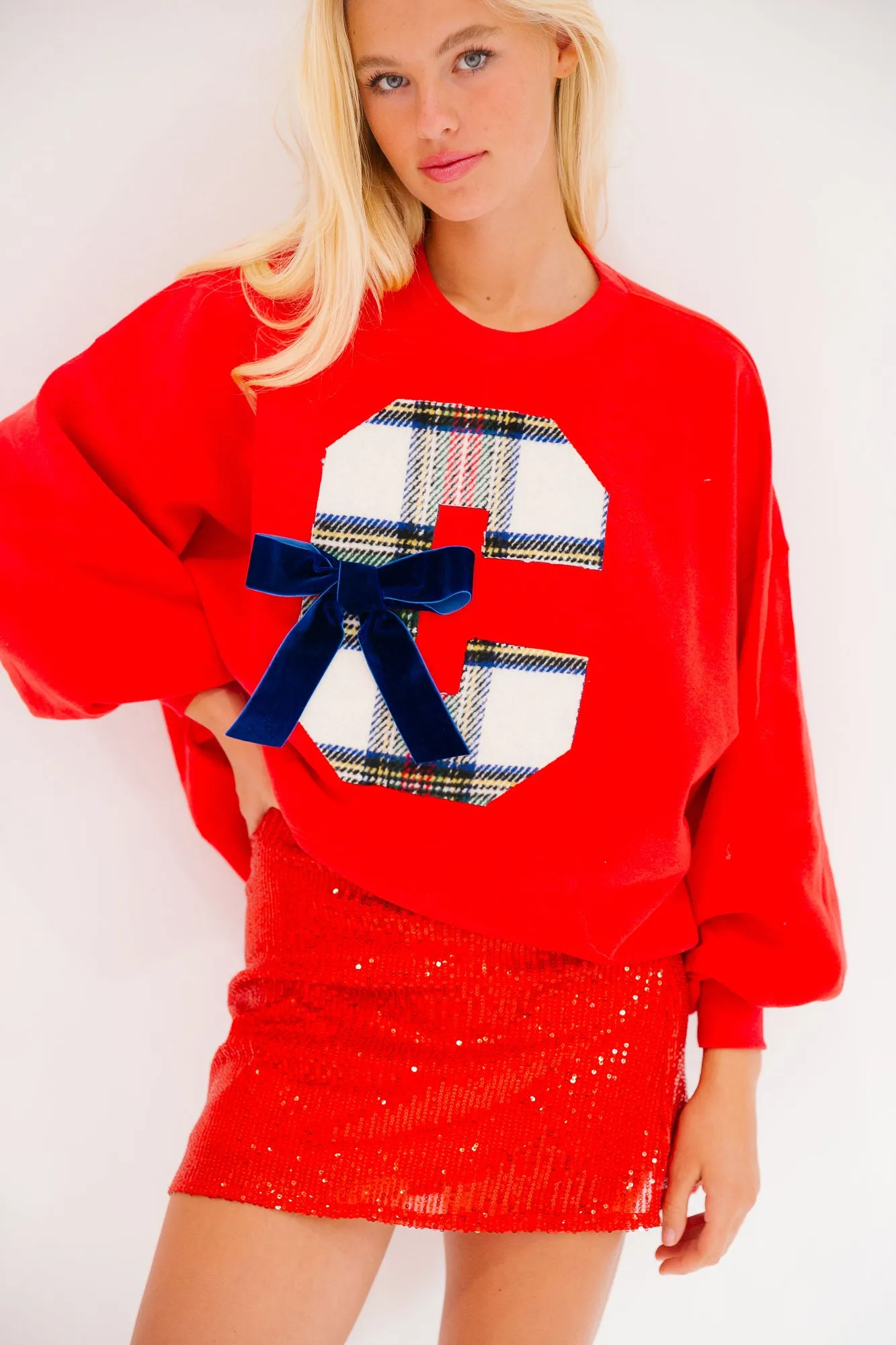 CUSTOM BOW INITIAL PULLOVER