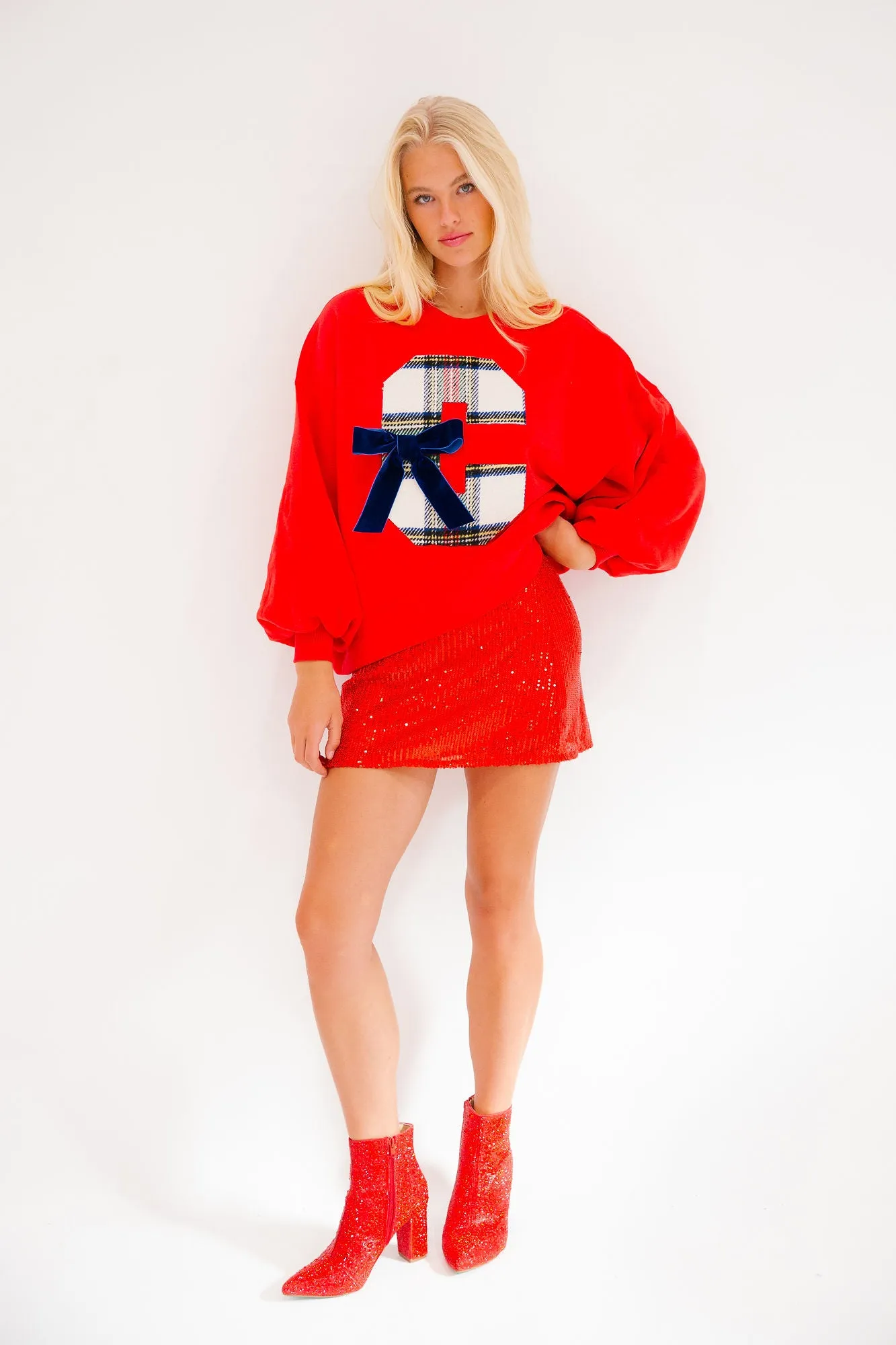 CUSTOM BOW INITIAL PULLOVER