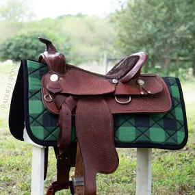 Custom Buffalo Plaid Saddle Pad