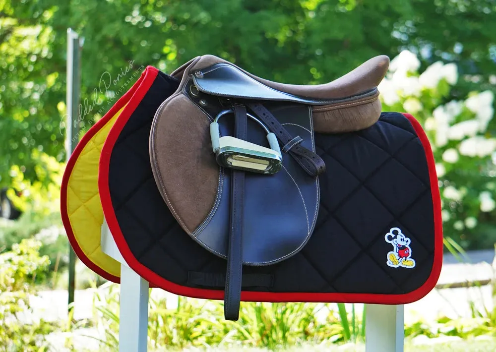 Custom Cartoon and Character Patch Saddle Pad