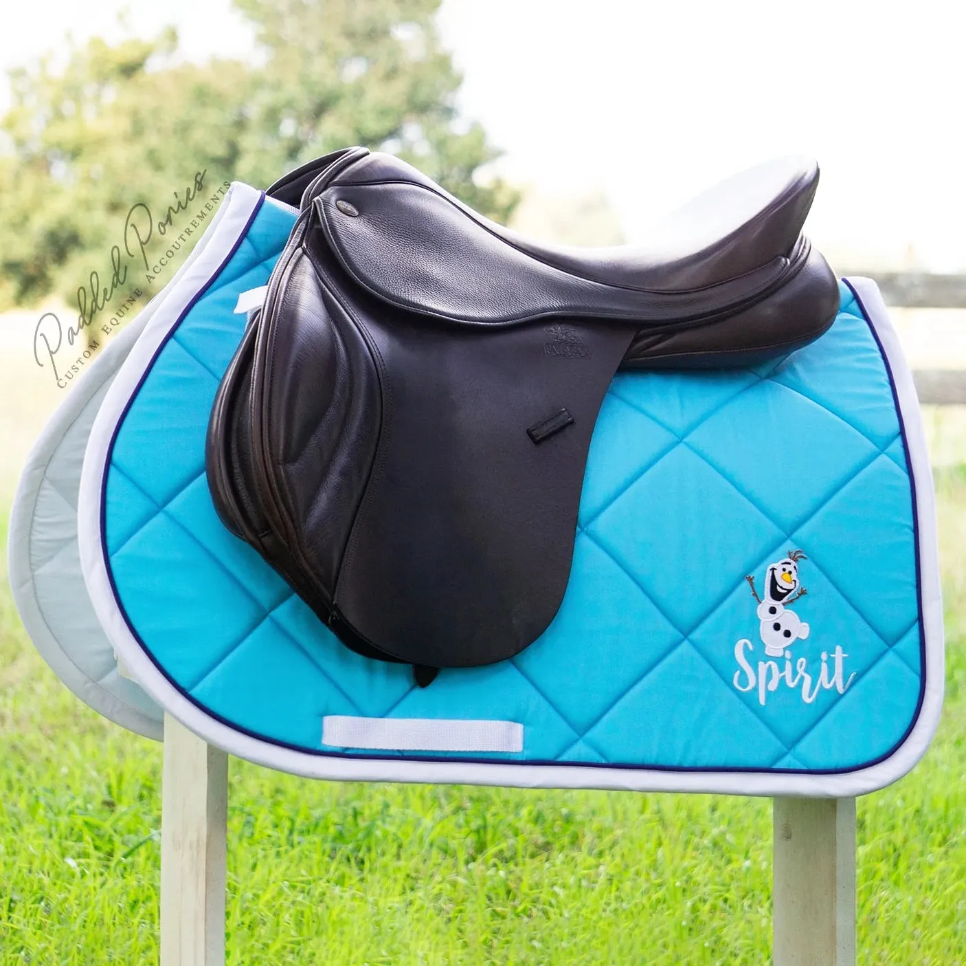 Custom Cartoon and Character Patch Saddle Pad