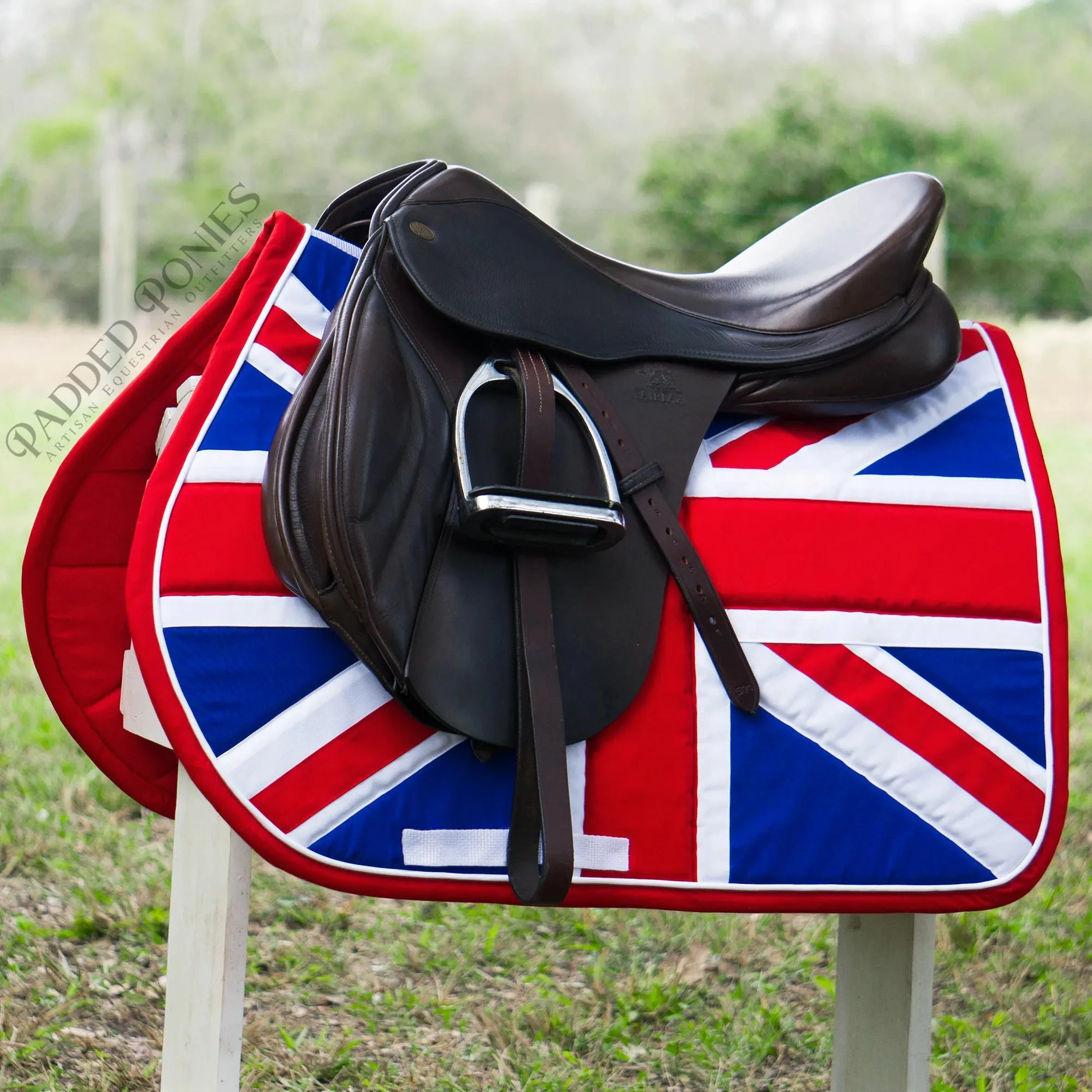 Custom Country Flag Saddle Pad