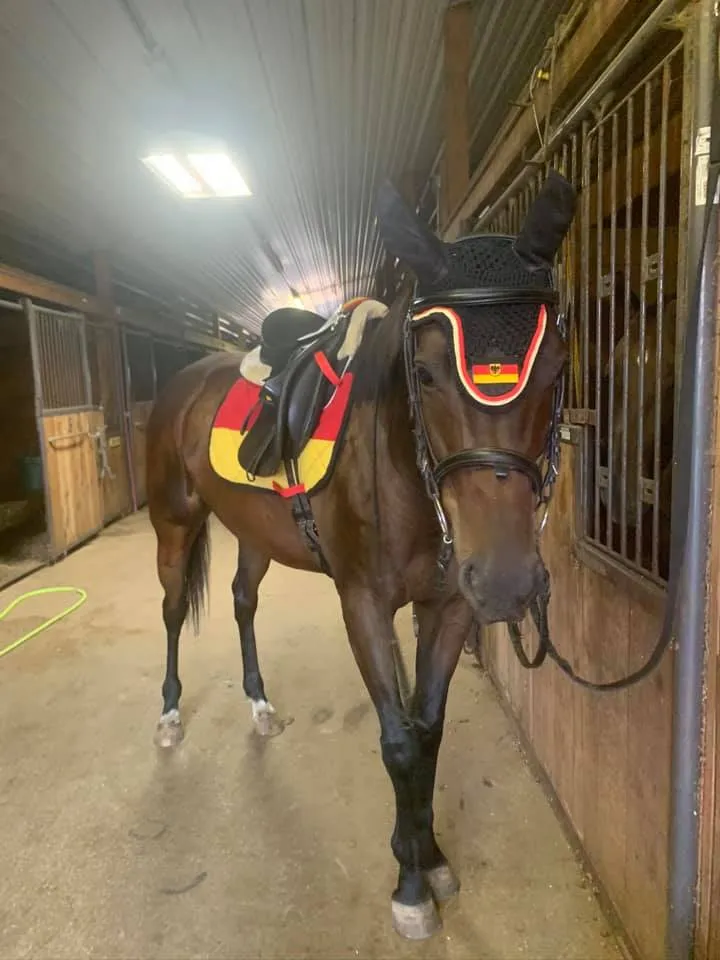 Custom Country Flag Saddle Pad