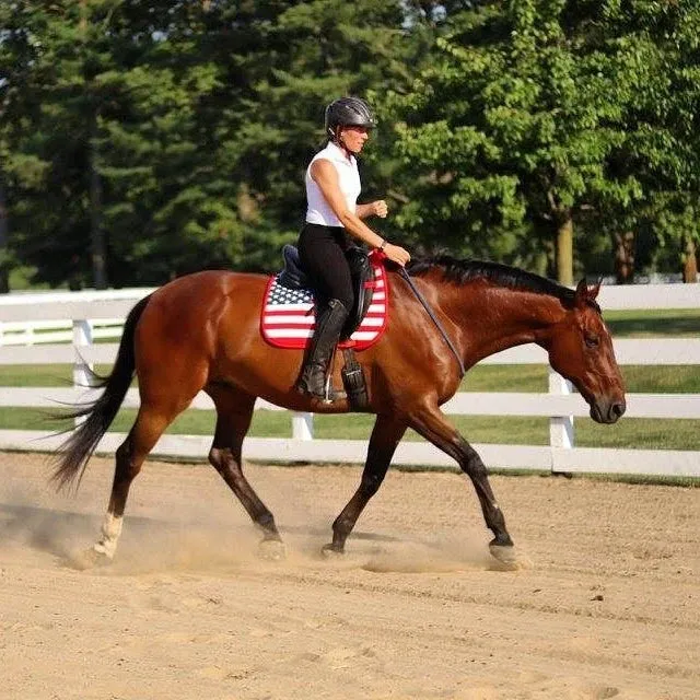 Custom Country Flag Saddle Pad