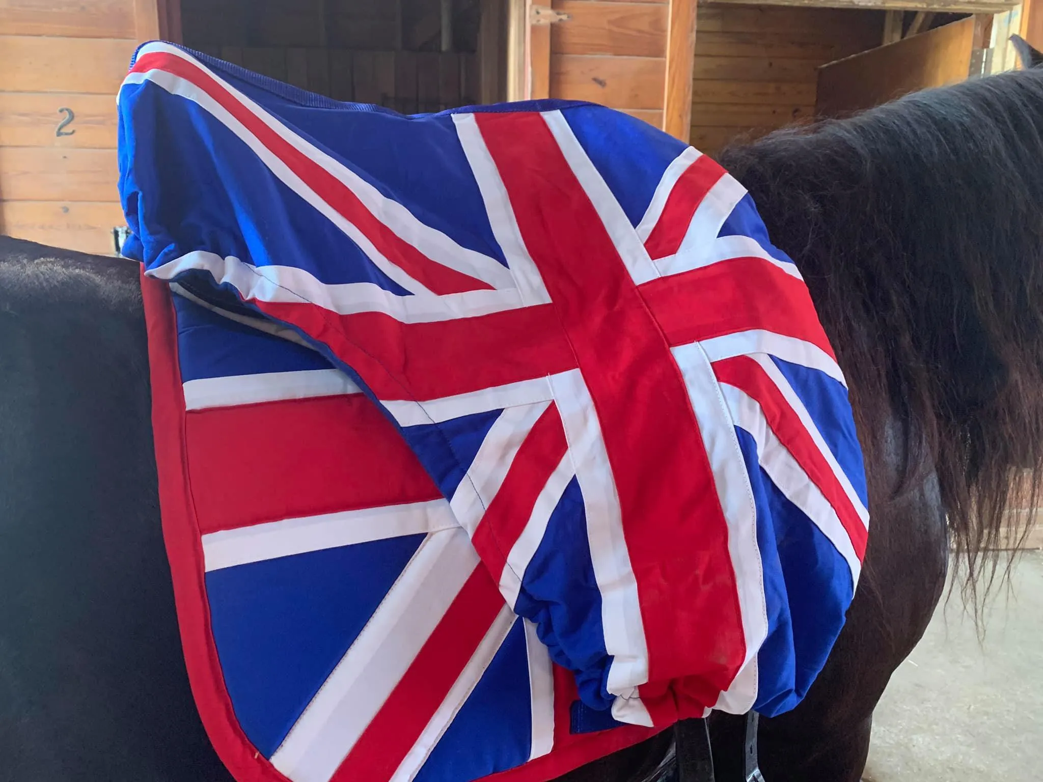 Custom Country Flag Saddle Pad