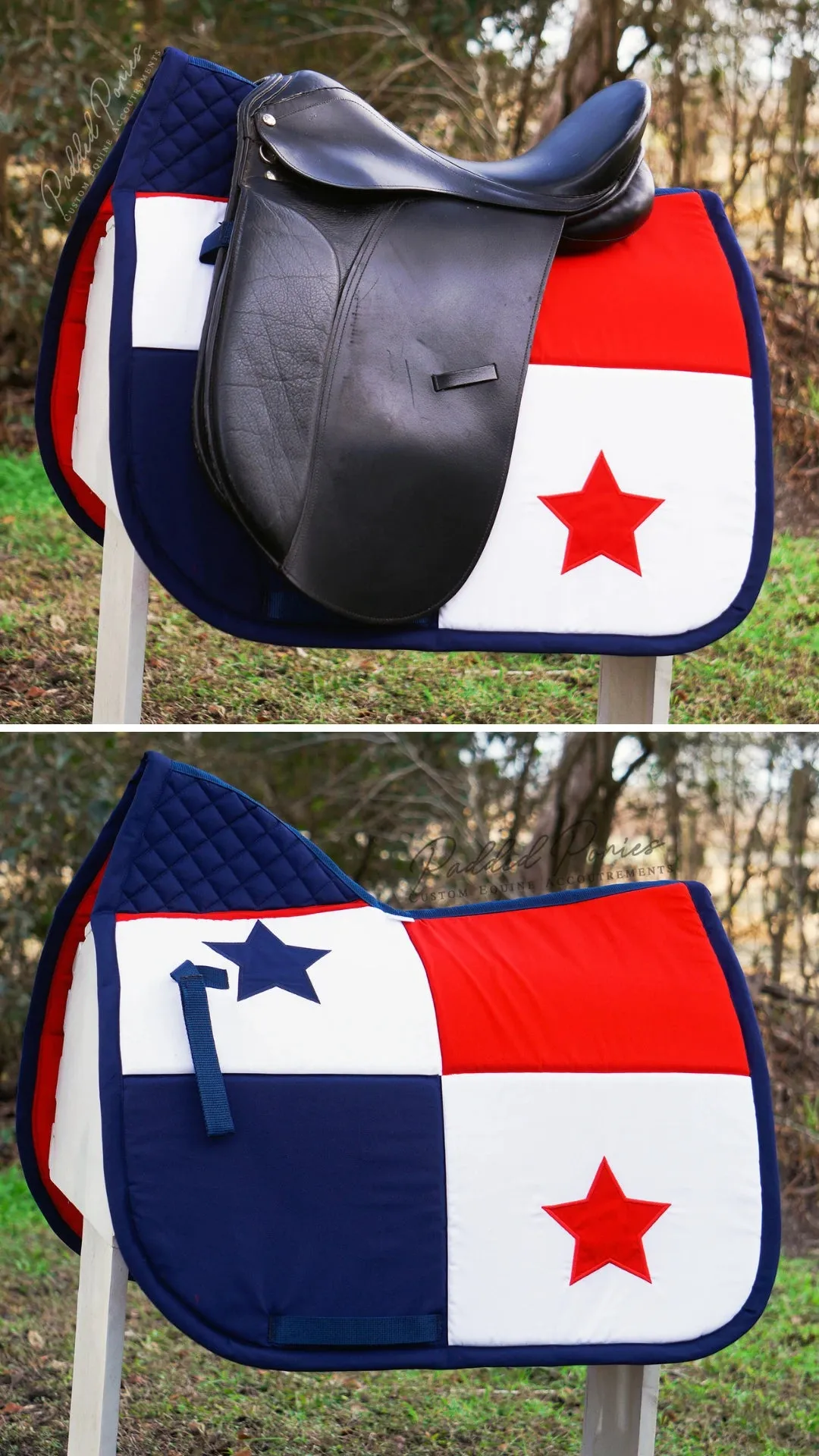 Custom Country Flag Saddle Pad