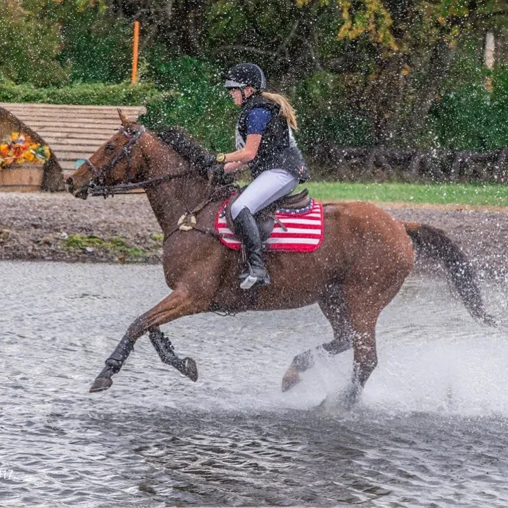 Custom Country Flag Saddle Pad