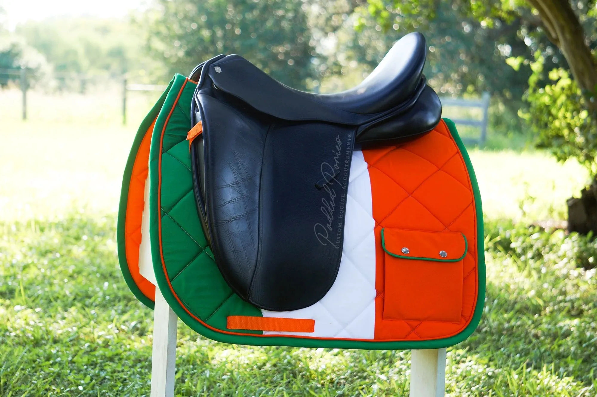 Custom Country Flag Saddle Pad