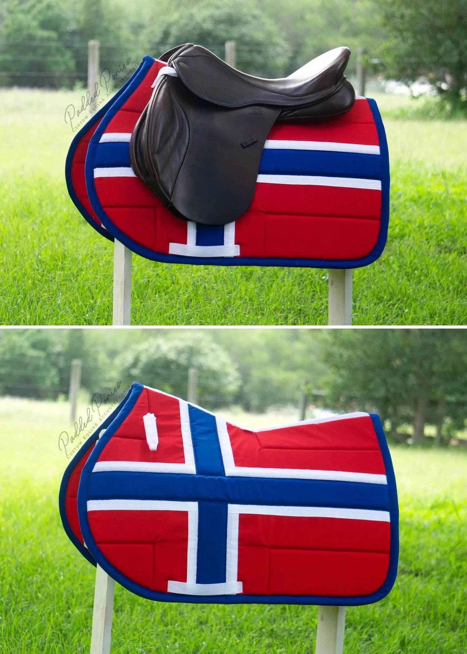 Custom Country Flag Saddle Pad