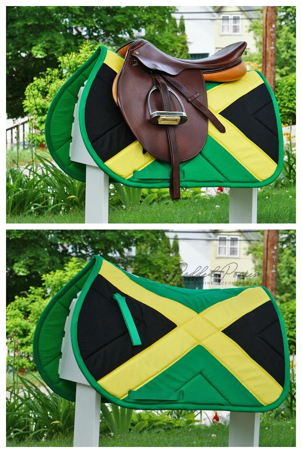 Custom Country Flag Saddle Pad