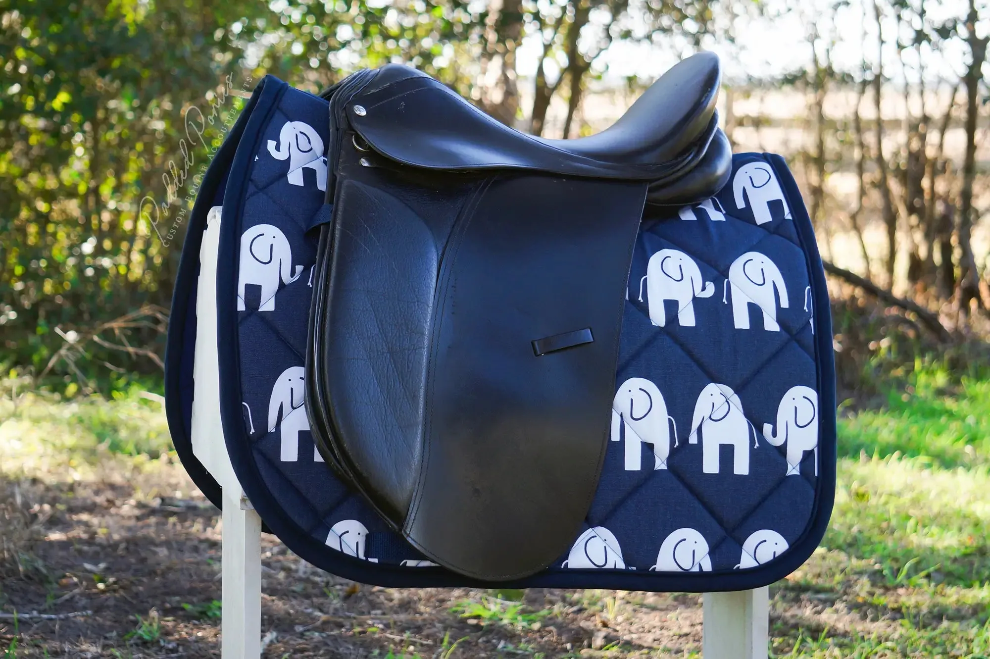 Custom Elephants Saddle Pad