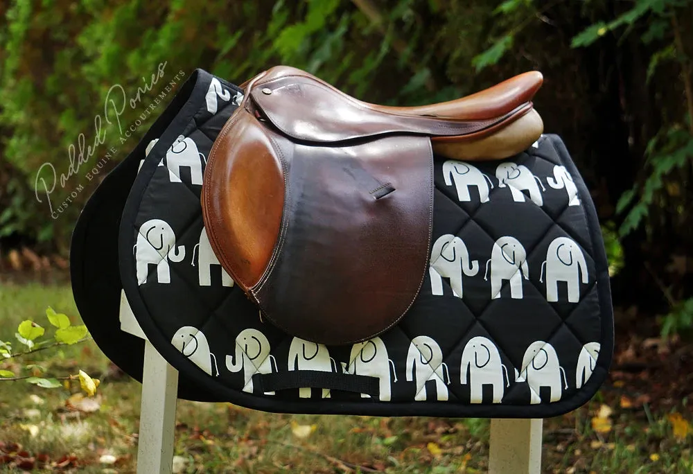 Custom Elephants Saddle Pad