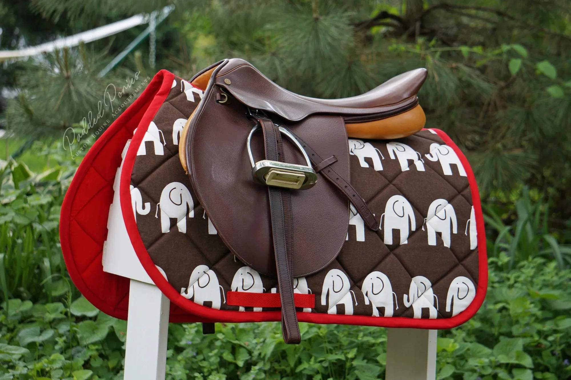 Custom Elephants Saddle Pad