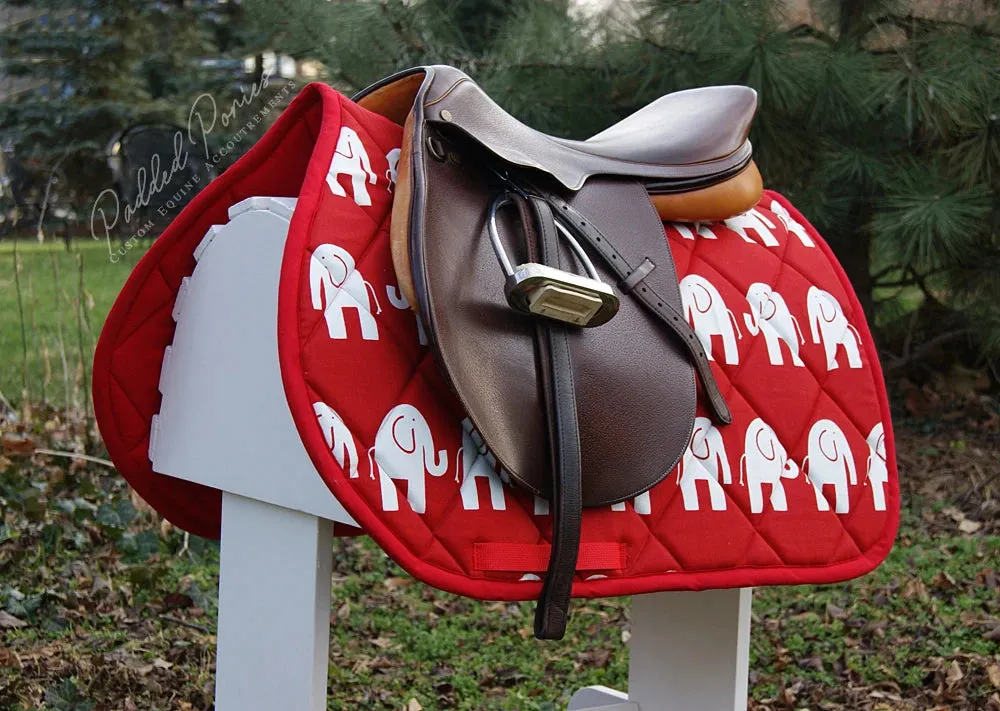 Custom Elephants Saddle Pad