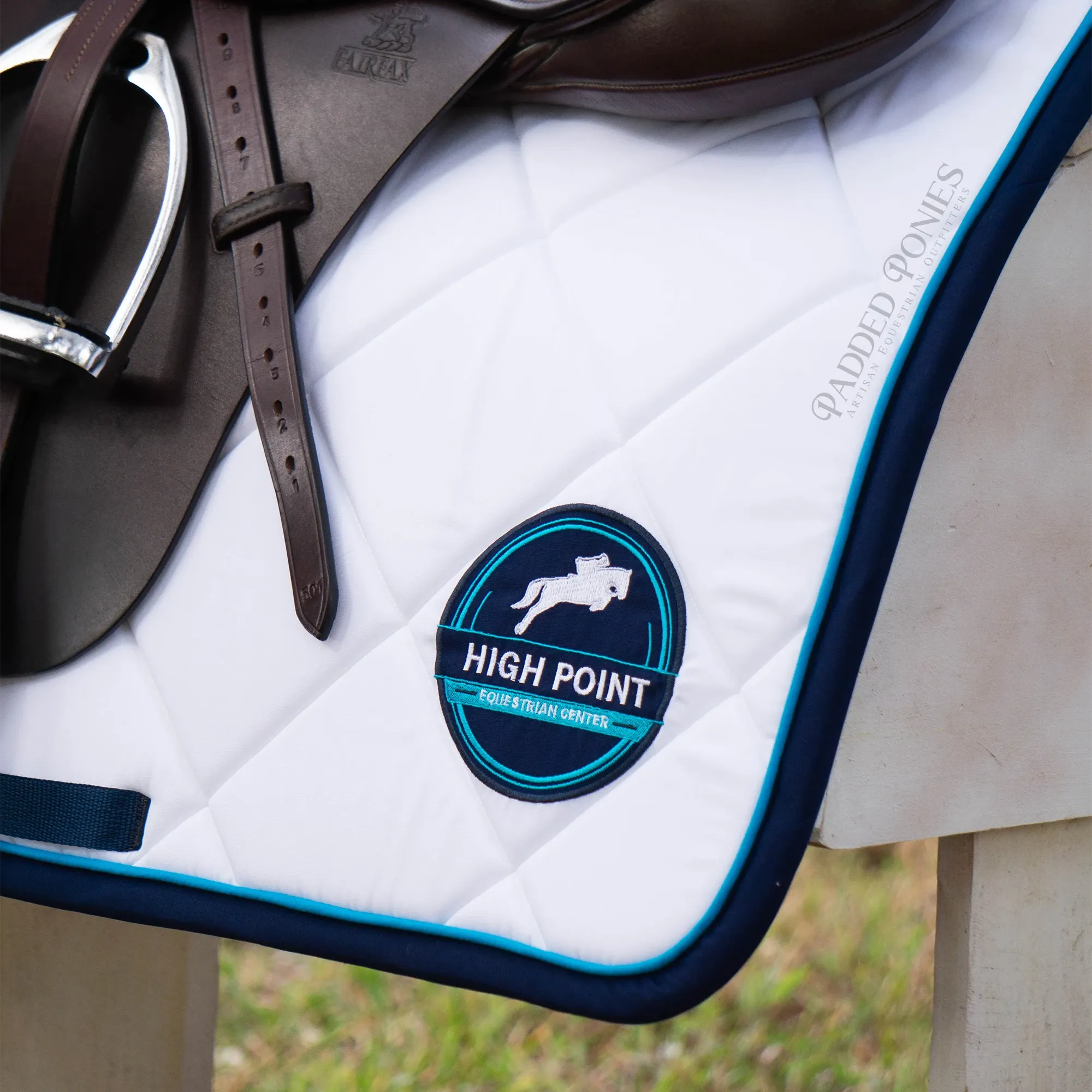 Custom Embroidered Logo Solid Color Saddle Pad