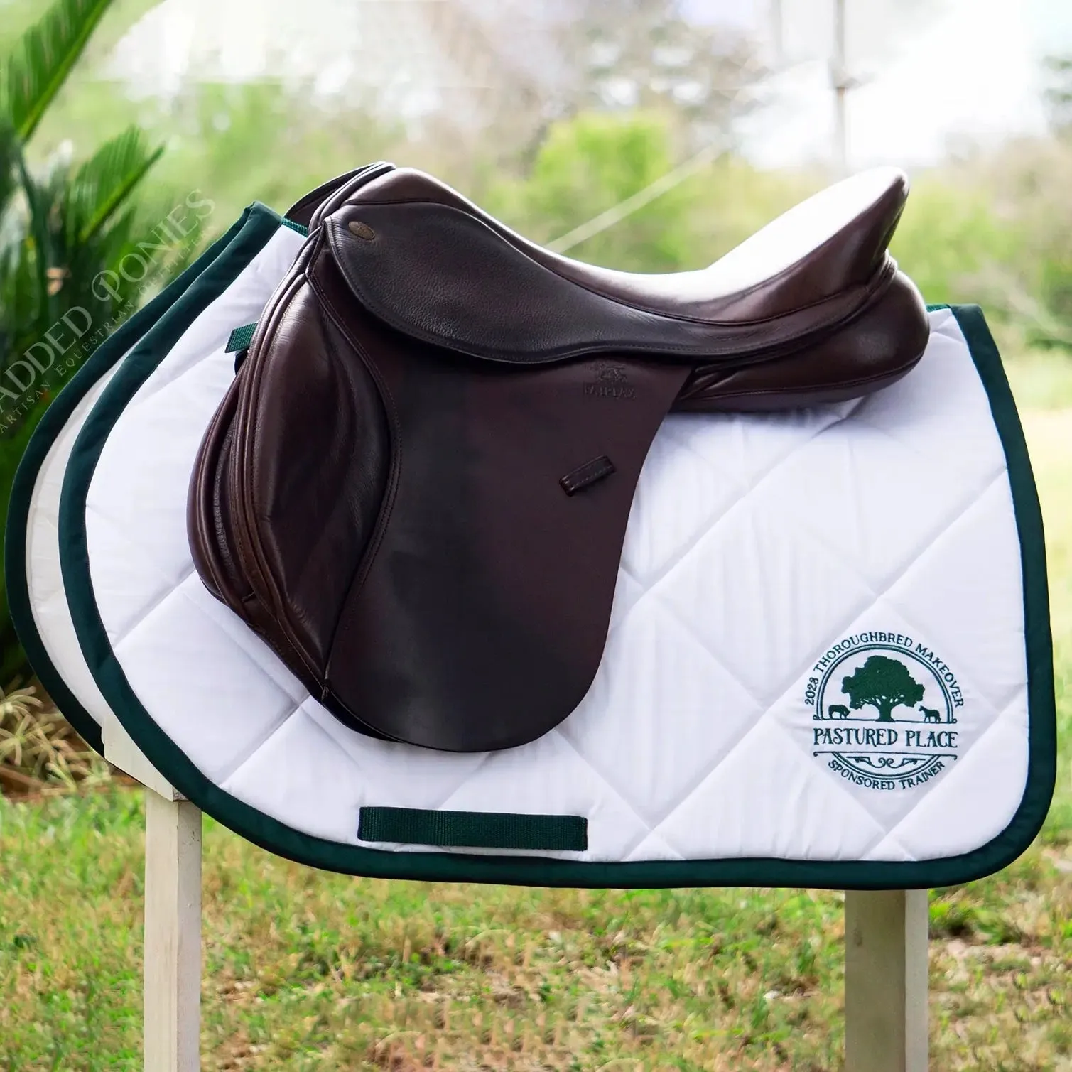 Custom Embroidered Logo Solid Color Saddle Pad