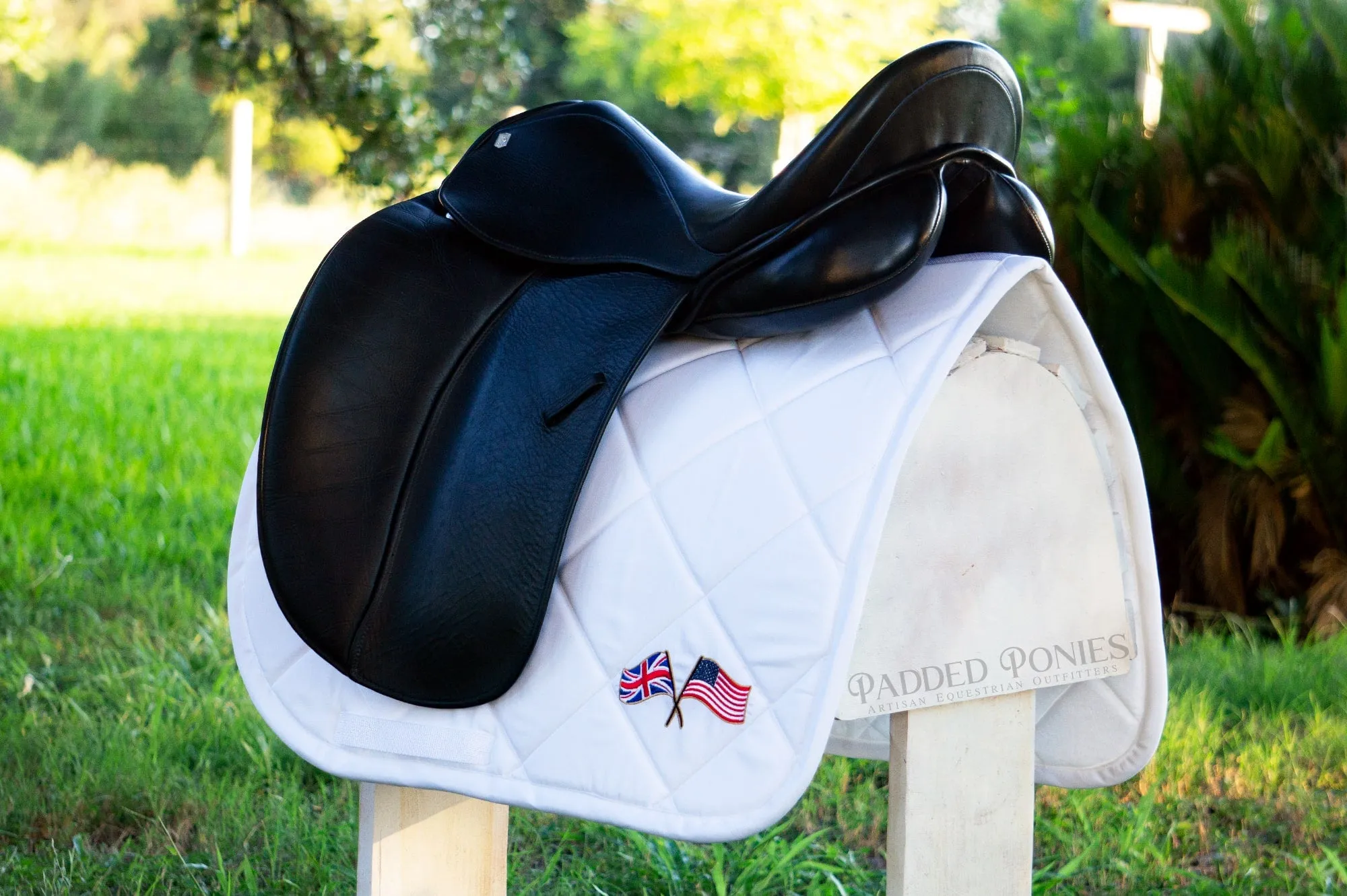 Custom Embroidered Logo Solid Color Saddle Pad