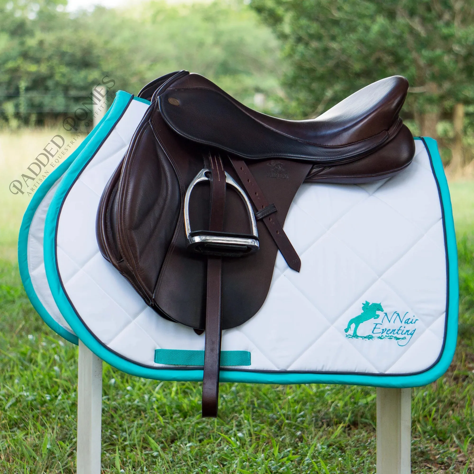 Custom Embroidered Logo Solid Color Saddle Pad