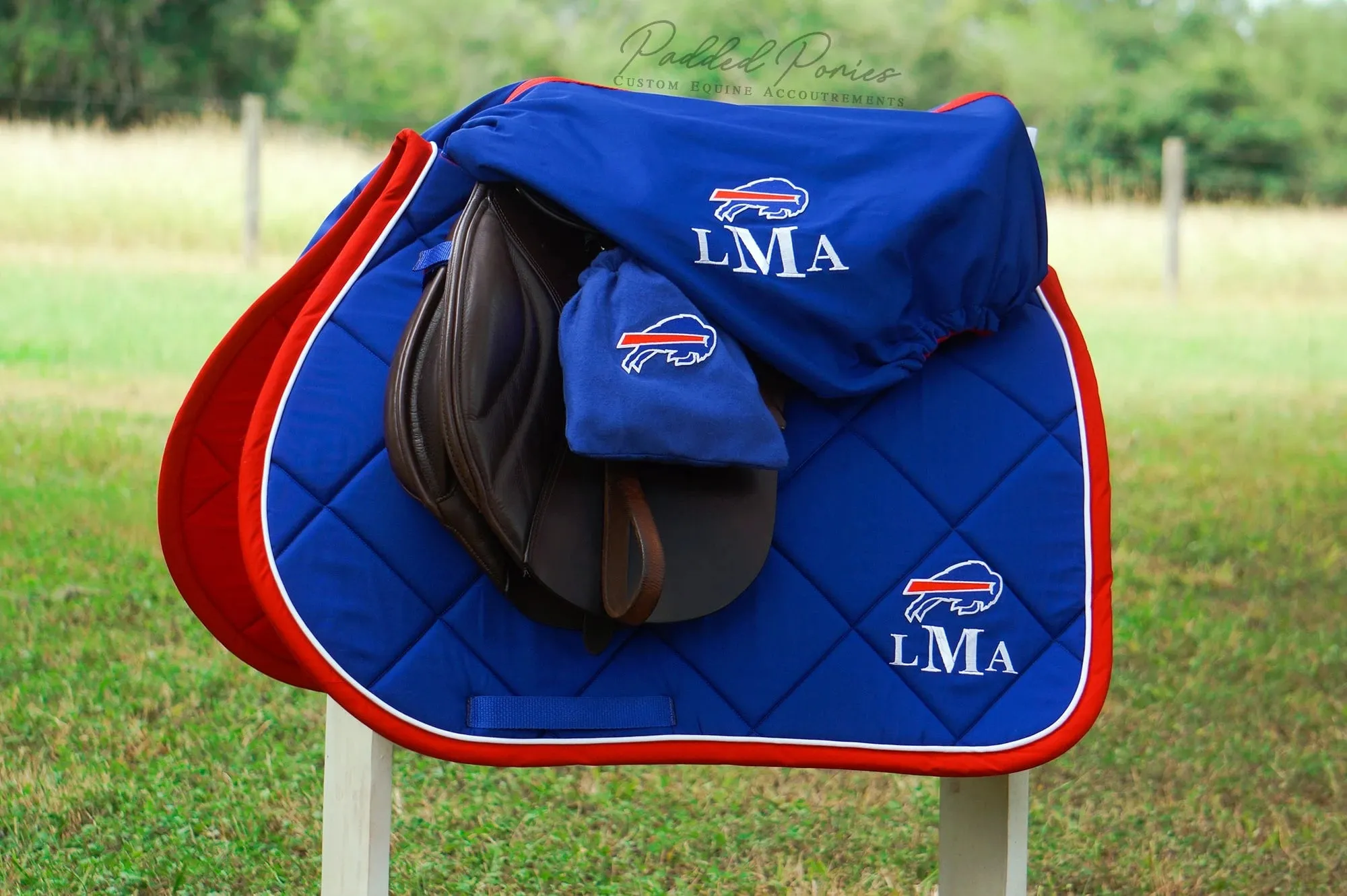 Custom Professional Sports Patch Saddle Pad