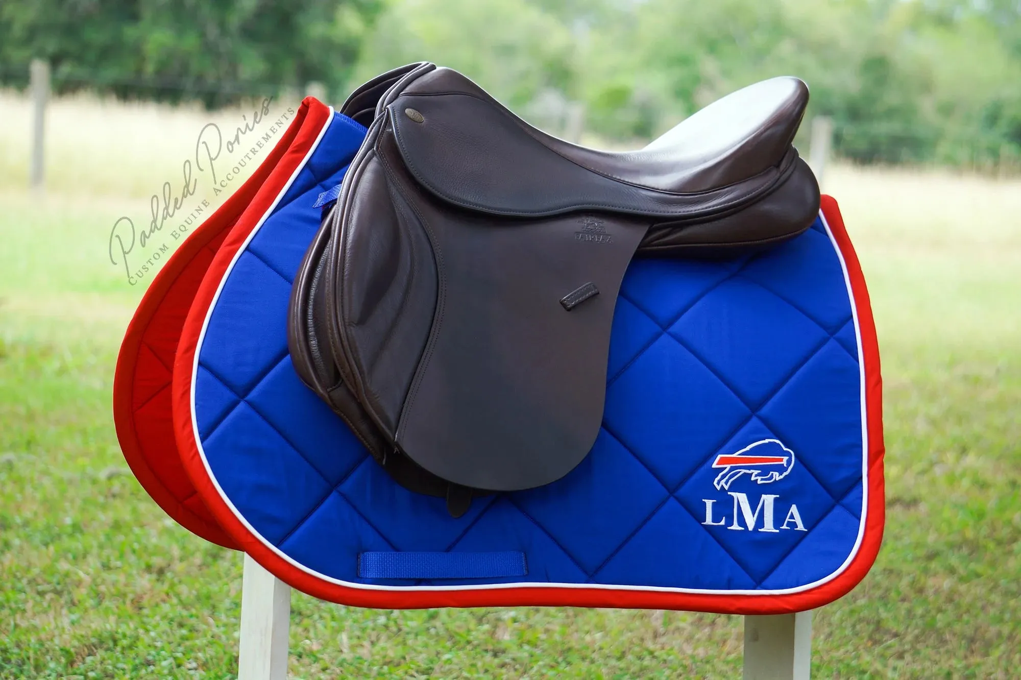 Custom Professional Sports Patch Saddle Pad