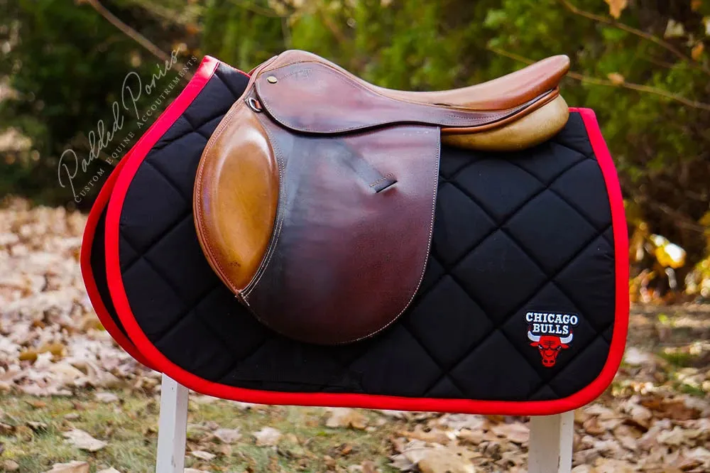 Custom Professional Sports Patch Saddle Pad