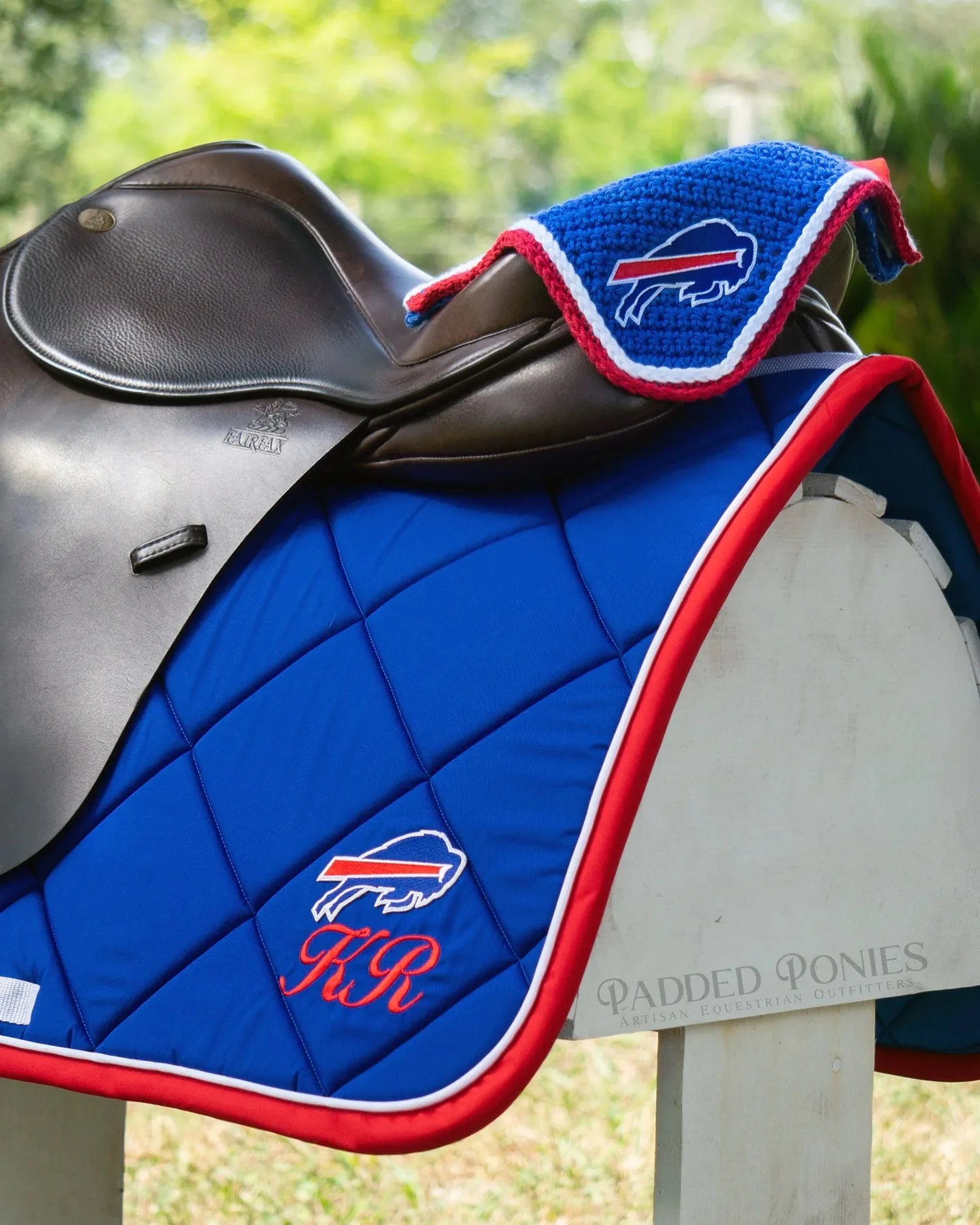 Custom Professional Sports Patch Saddle Pad