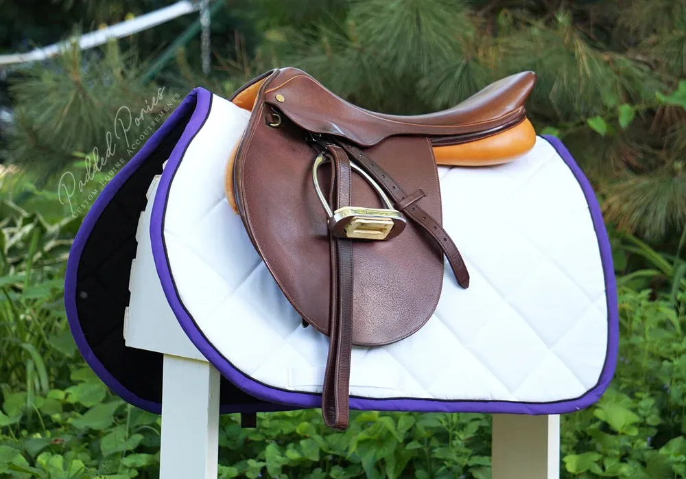 Custom Solid Color Saddle Pad