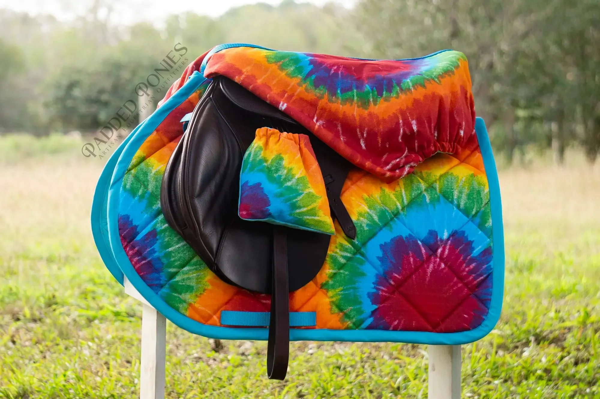 Custom Tie Dye Saddle Pad