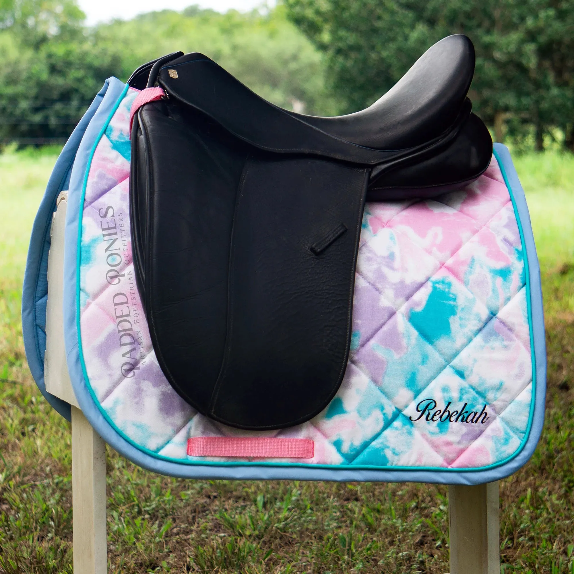 Custom Tie Dye Saddle Pad