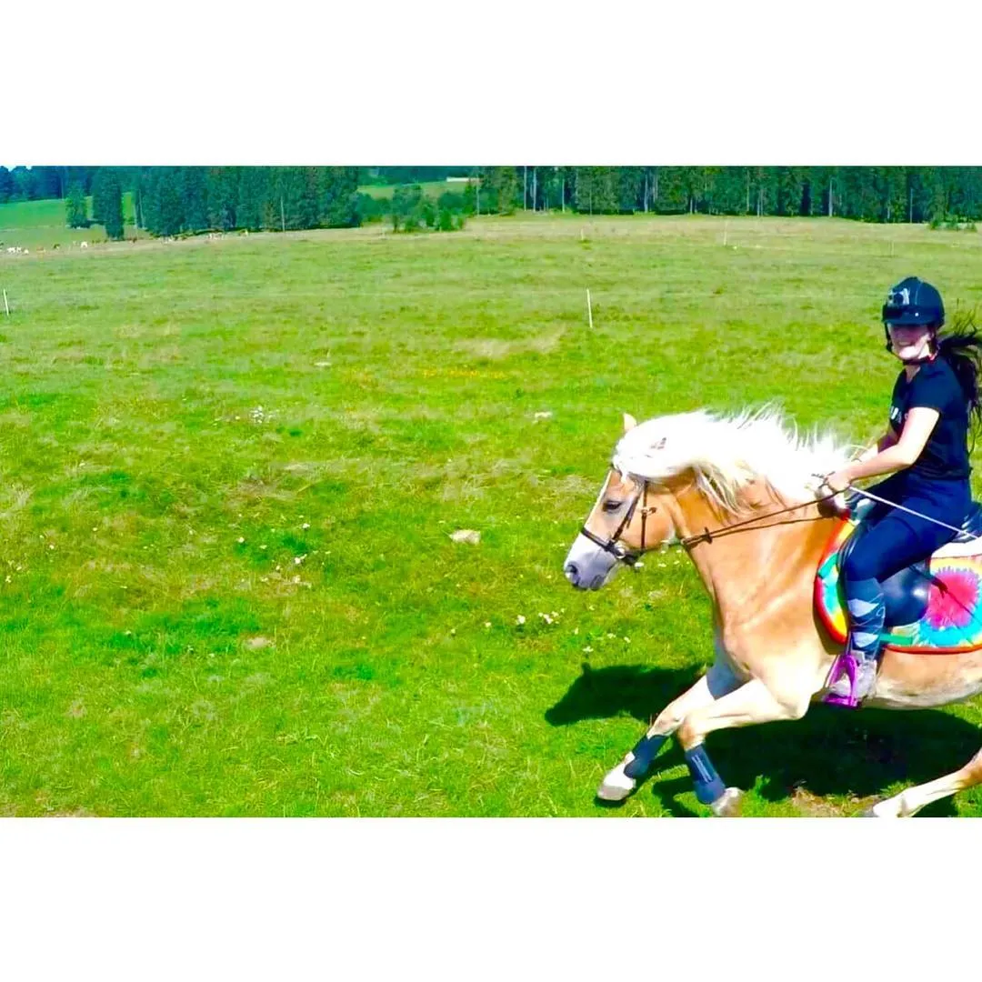 Custom Tie Dye Saddle Pad