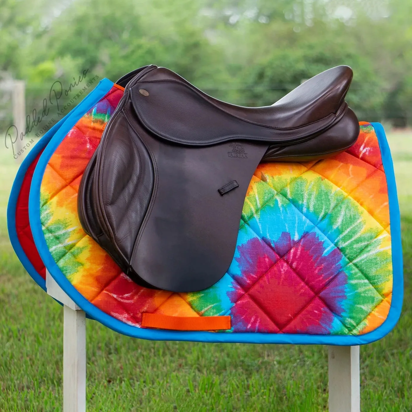 Custom Tie Dye Saddle Pad