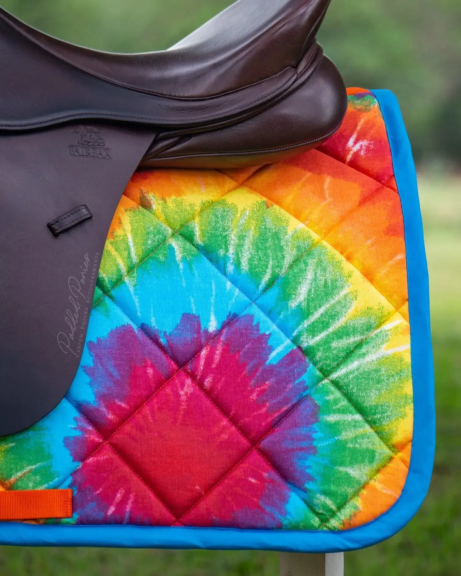 Custom Tie Dye Saddle Pad