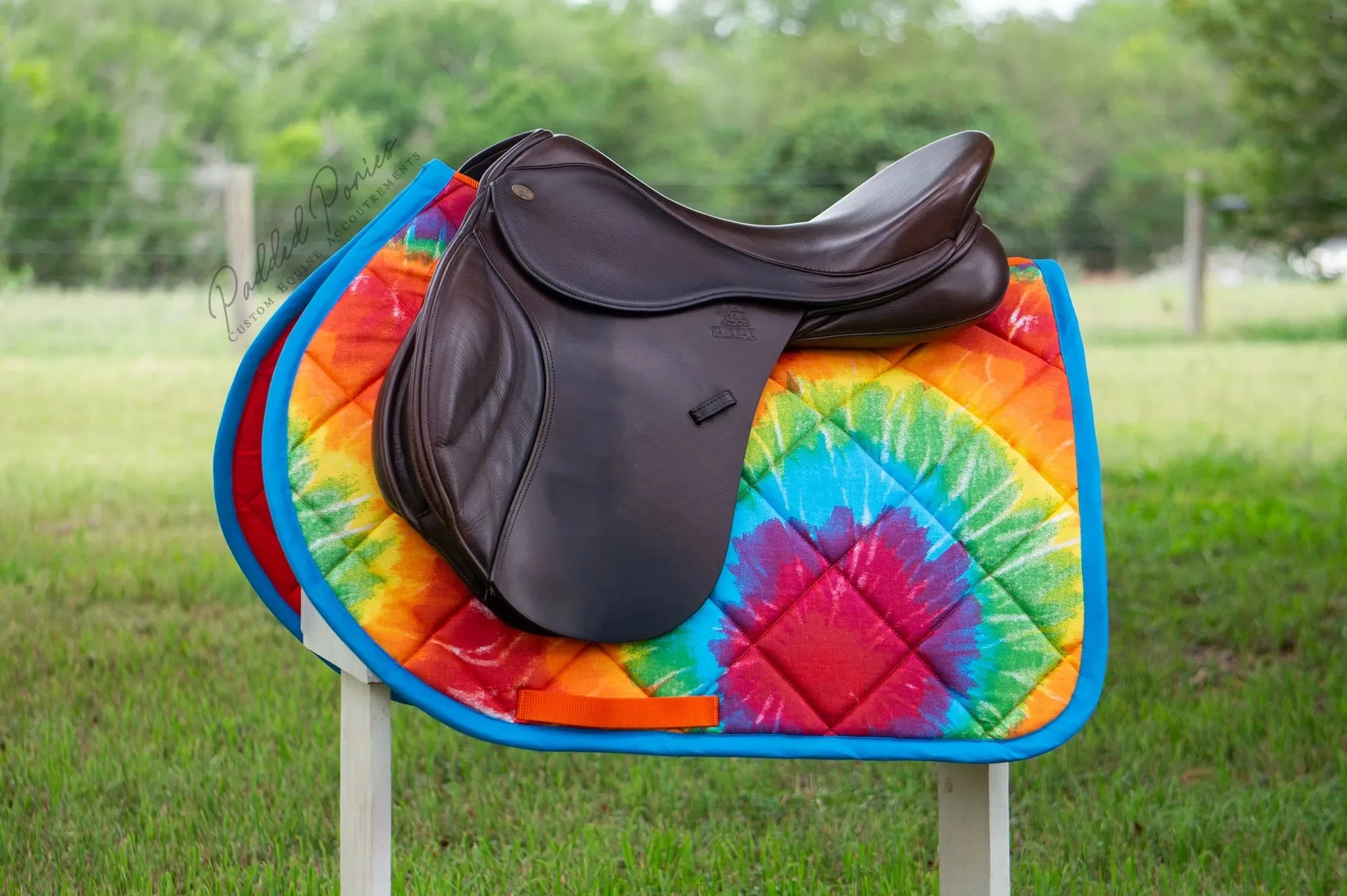 Custom Tie Dye Saddle Pad