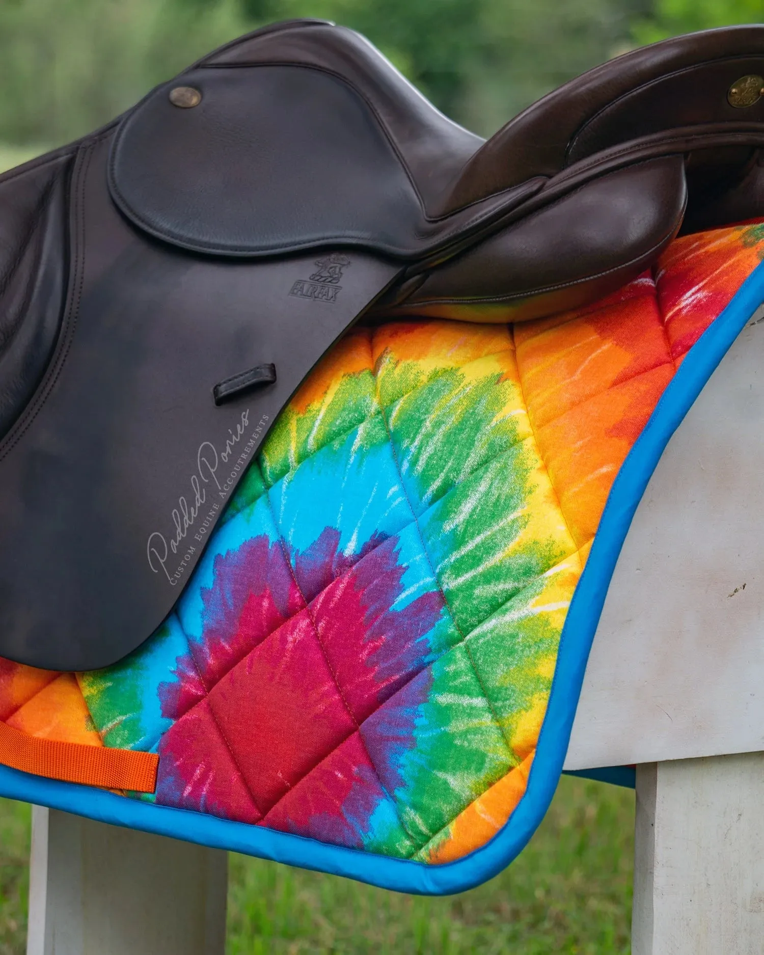 Custom Tie Dye Saddle Pad