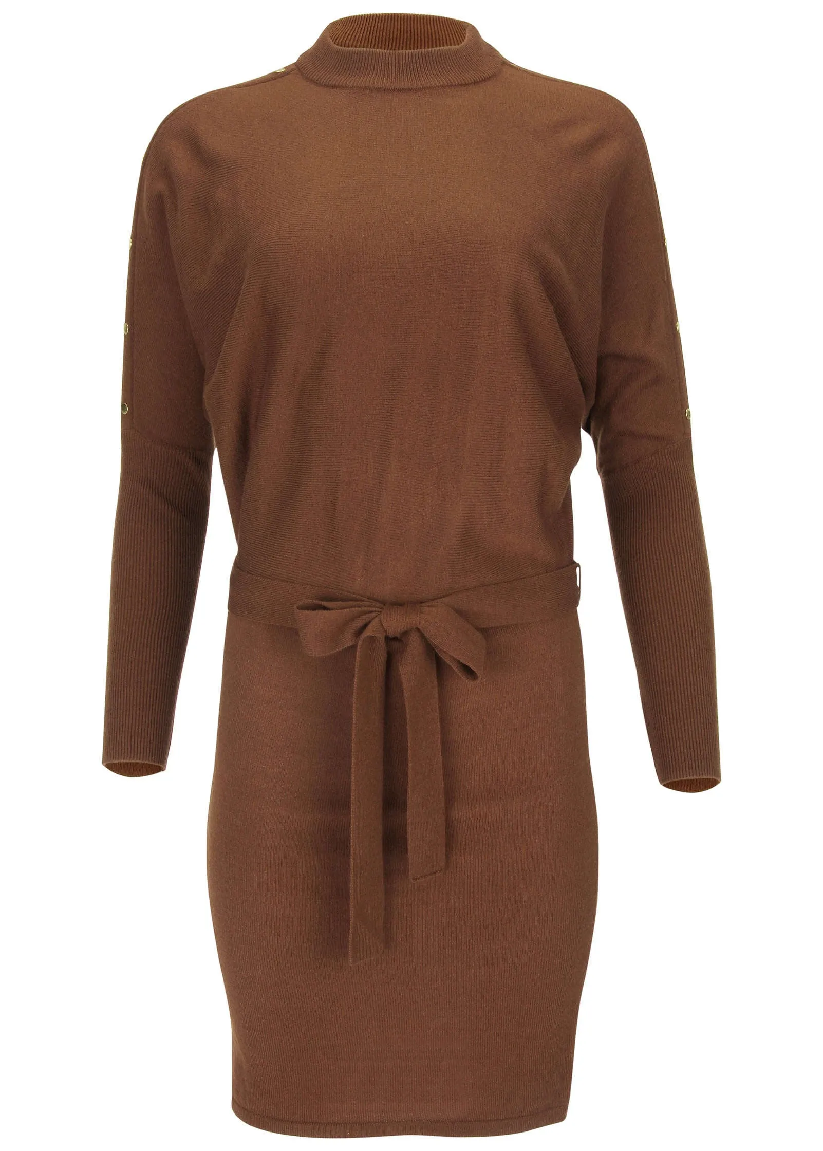 Dolman Sleeve Sweater Dress - Chocolate Fondant