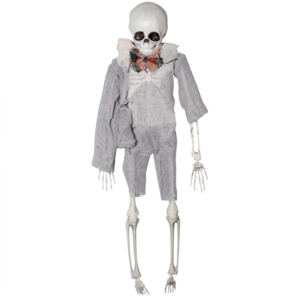 Dressed Character Skeleton Blue Jumper, 16in