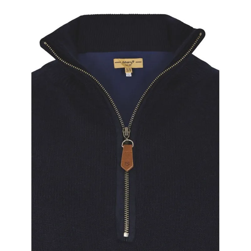 Dubarry Morrisey Windproof Ladies Zip Neck Jumper - Navy