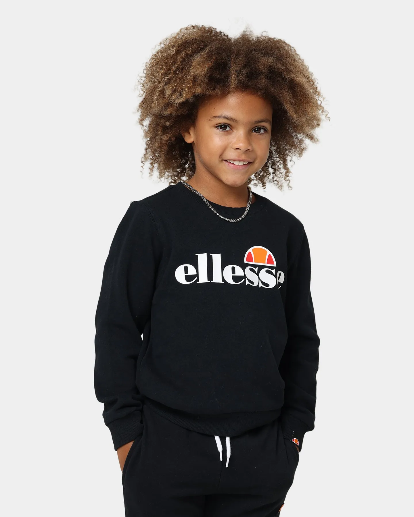 Ellesse Kids' Suprios Sweatshirt Black