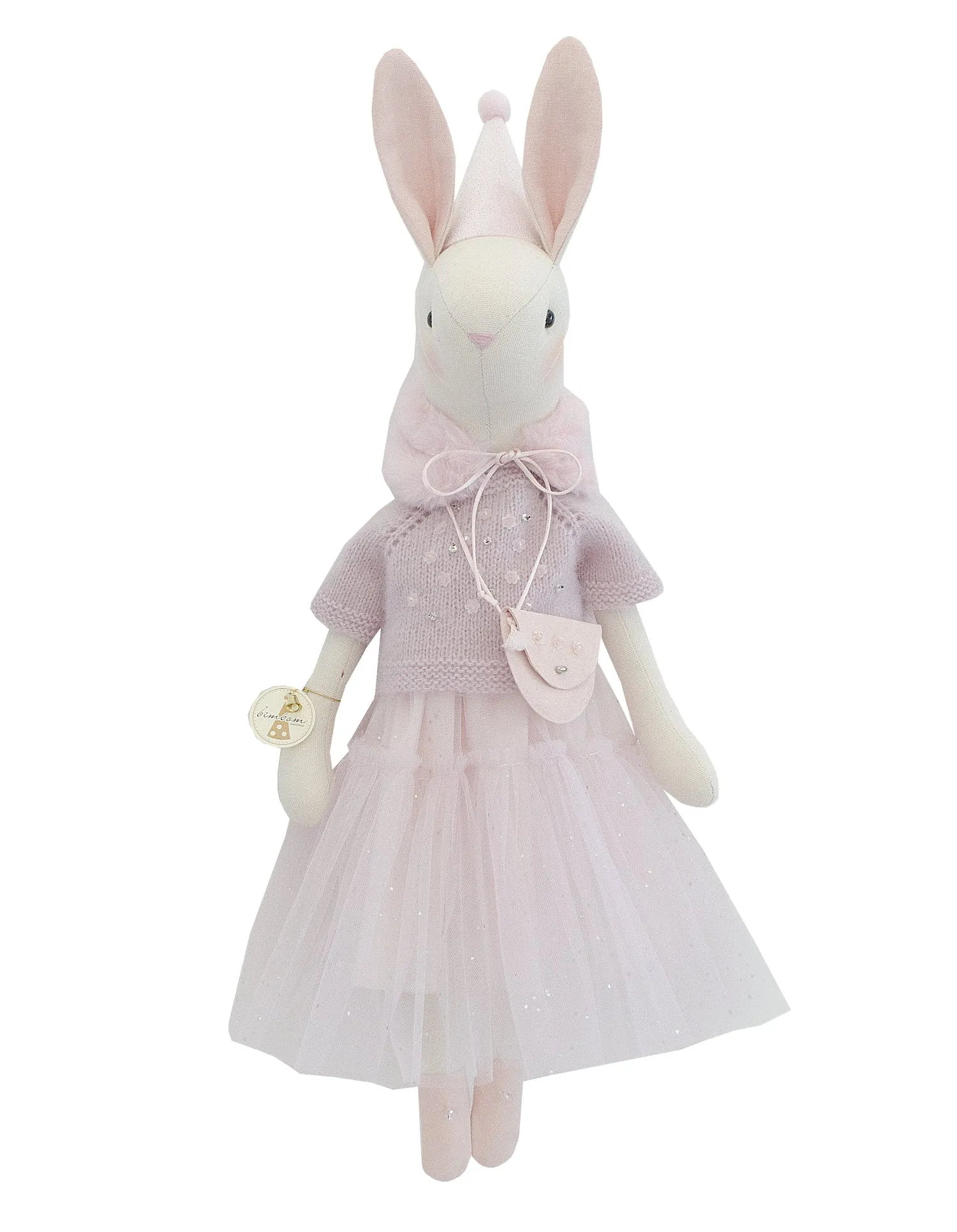 ELOISE - SOFT PINK CASHMERE PRINCESS BIMBOM BUNNY