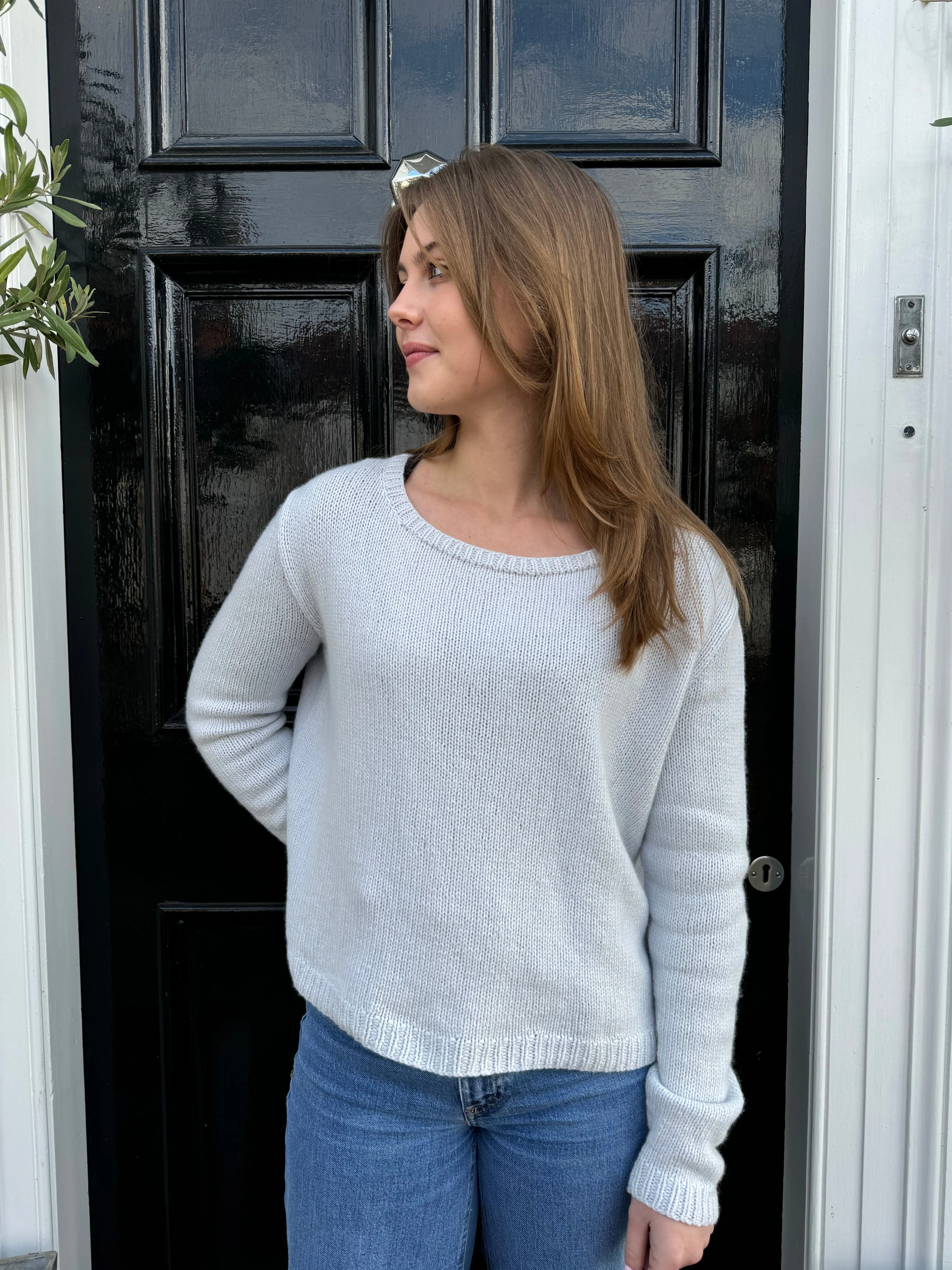 English Weather Ice Blue Sophie Sweater