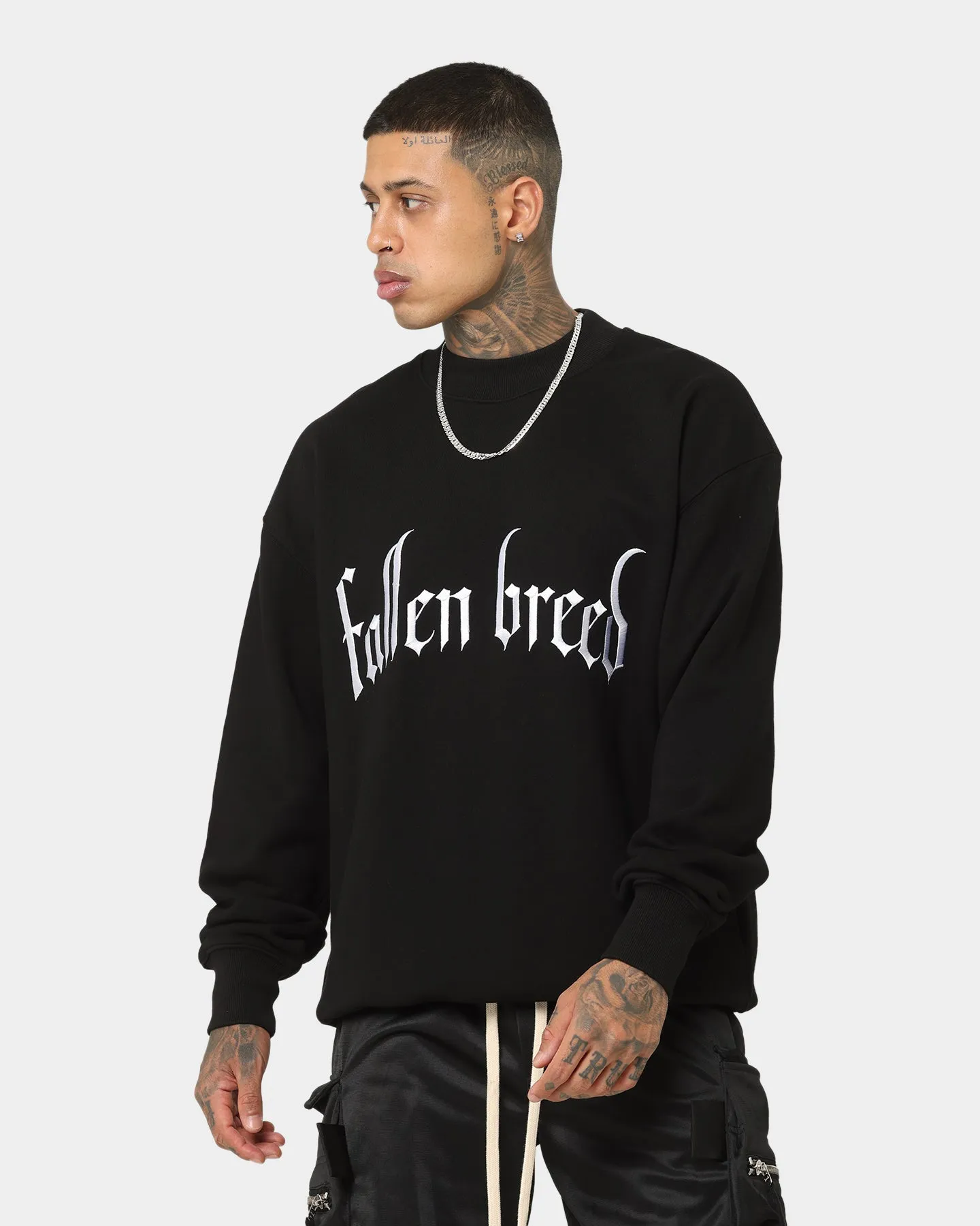 Fallen Breed Logo Crewneck Black