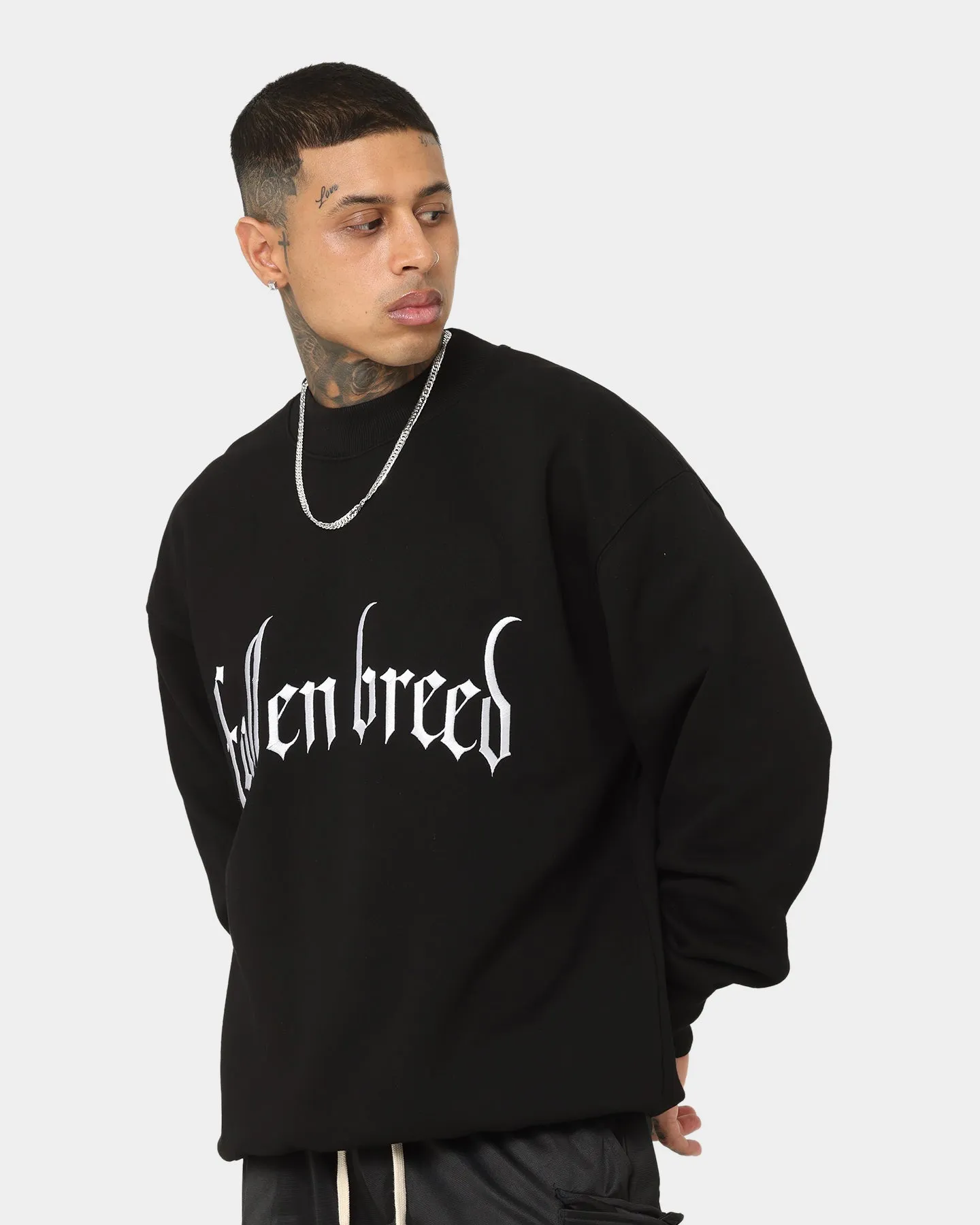 Fallen Breed Logo Crewneck Black