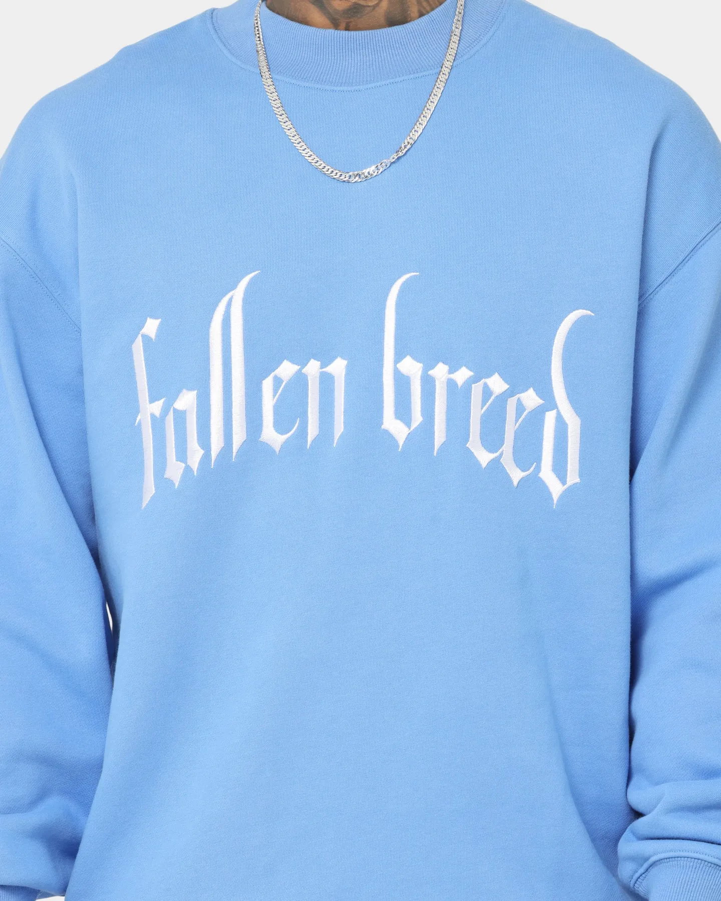 Fallen Breed Logo Crewneck Carolina Blue