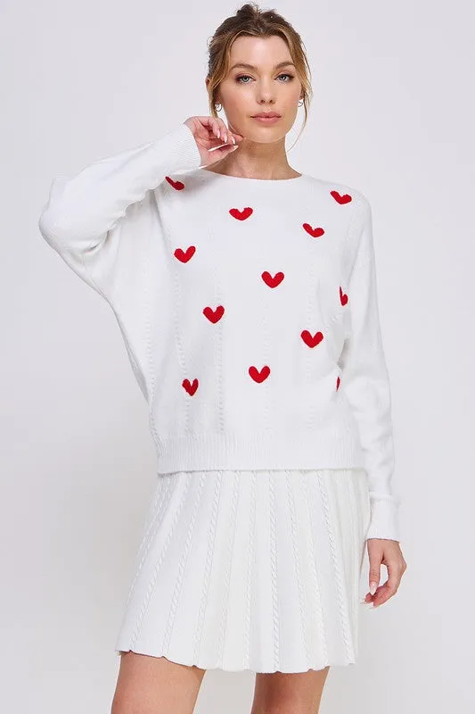 Falling Heart Sweater